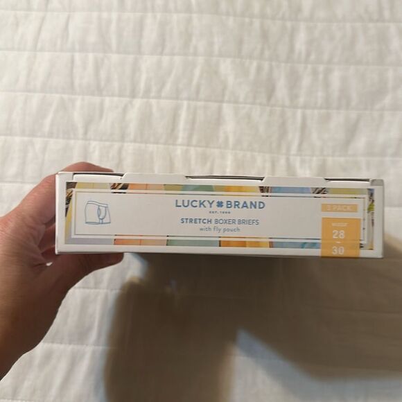 Lucky Brand S 3 pack Stretch SuperSoft Boxer Briefs Tropical Green Teal Navy - Picture 9 of 9